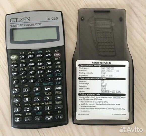 Инженерный Калькулятор Citizen SR-260