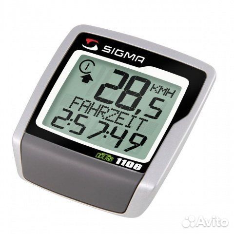 Велокомпьютер Sigma Sport BC 1106 DTS