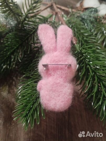 Броши ручной работы (шерсть)