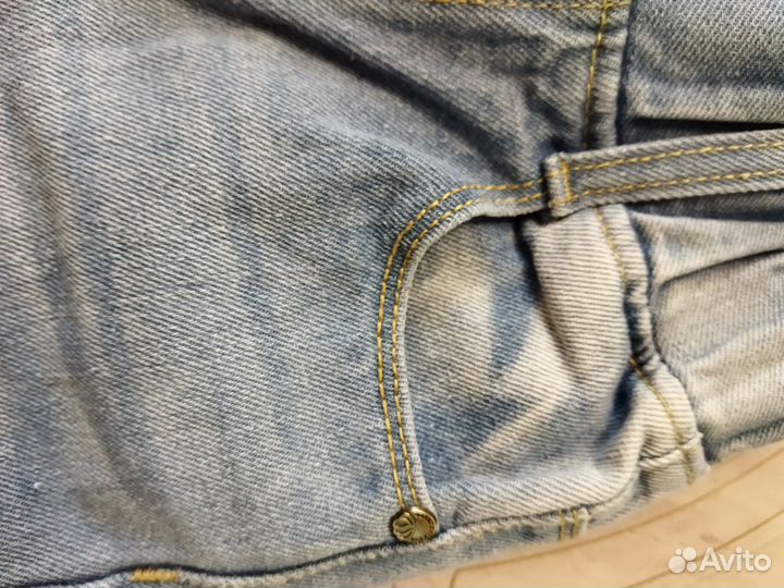 Джинсы для девочки 116 122 на резинке