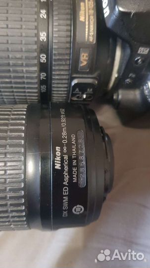 Nikon d40x с двумя объективами