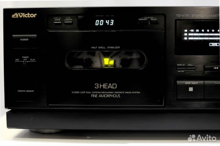 Кассетная Дека Victor TD-V731, 1989г