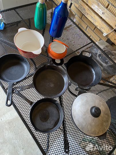 Чугунная сковорода СССР советская