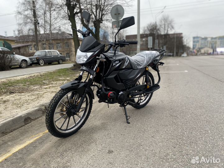 Новый мопед alpha champ RS15 2023 черный