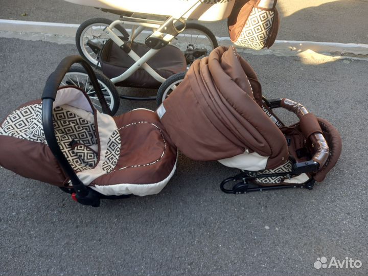 Коляска 3 в 1 adbor