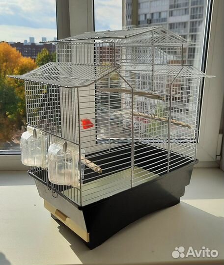 Клетка для попугая Ferplast pagoda (белая)