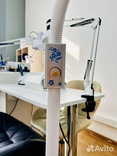 Лампа лупа напольная