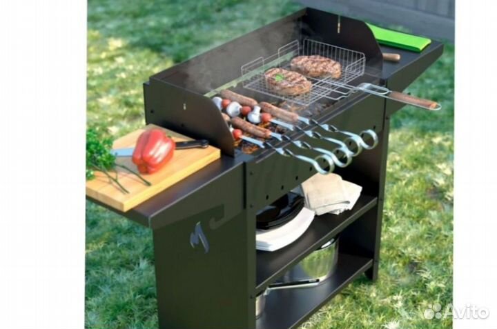 Гриль мангал комплекс из стали