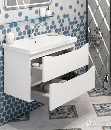 Тумба с раковиной Opadiris Элеганс 80