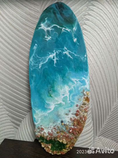 Пано море из эпоксидной смолы