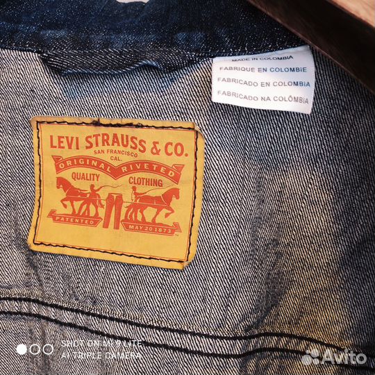Куртка джинсовая мужская LeviS оригинал