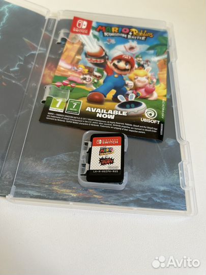 Катрдж Super Mario 3D World nintendo switch