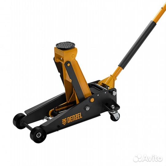 Домкрат подкатной 135-480 мм 3 т с фиксатором проф