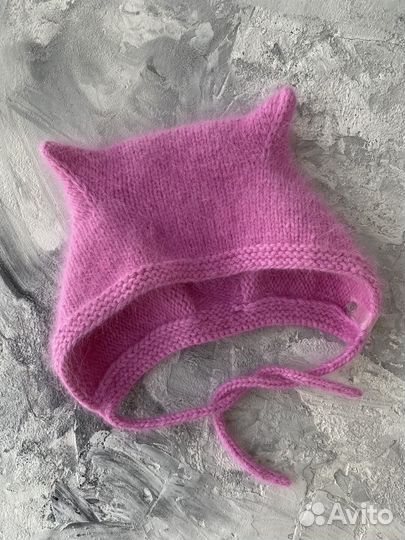 Шапка чепчик с ушками kitty