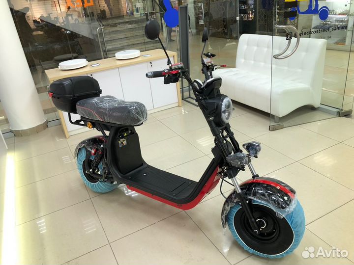 Электроскутер CityCoco White Siberia PRO 2WD 4000W