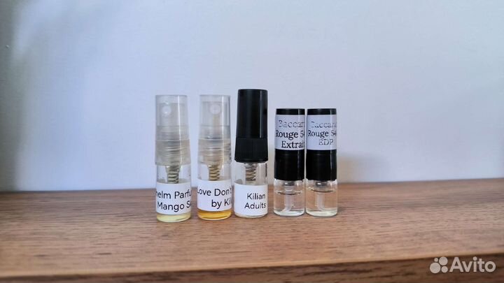 Пробники парфюмерии люкс, ниша