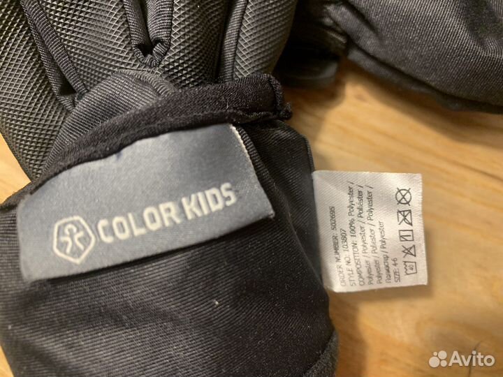 Зимние новые мембранные перчатки Color Kids р. 4-6