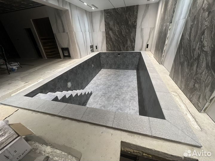 Бордюрный камень для бассейна 6*3(гранит)