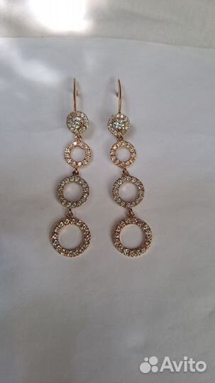 Золотые серьги