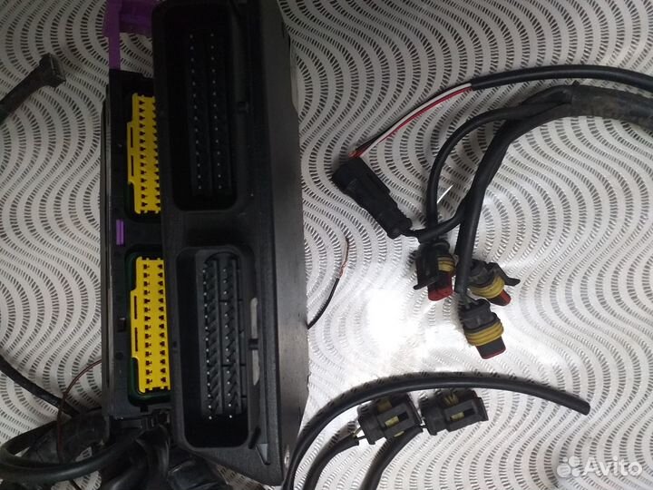 Газ оборудование. Компьютор и проводка на 6 цилин