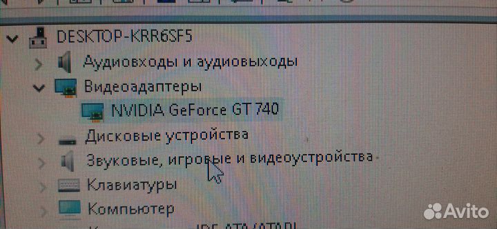 Видеокарта Gt 740