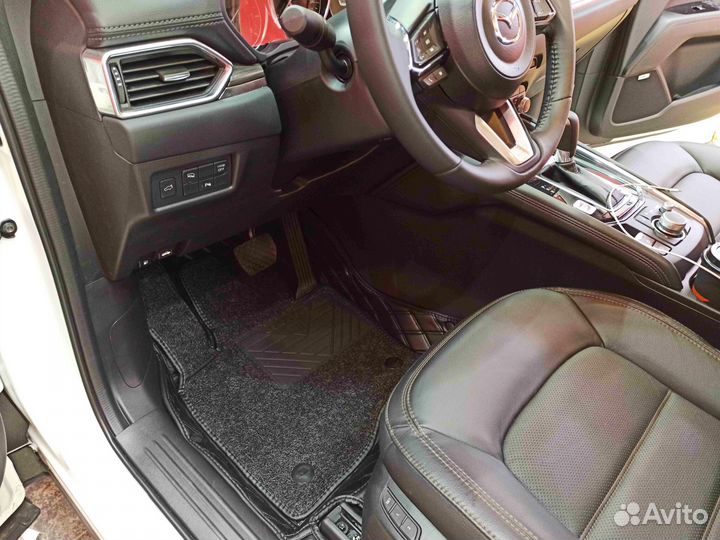 3Д (3D) коврики из экокожи Mazda CX5