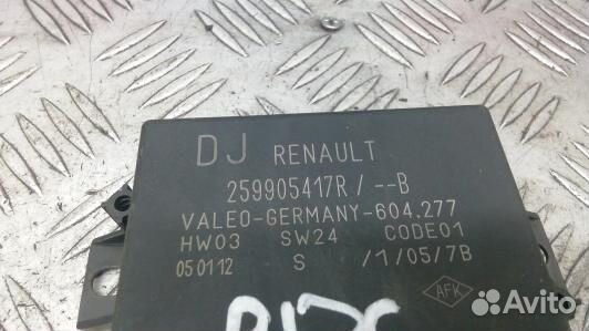 Блок PDC (парктроников) renault megane 3 (SSE12SP0