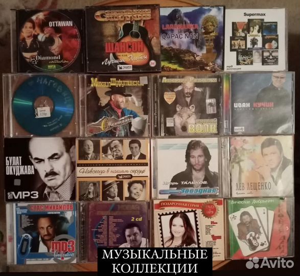 Диски DVD, MP3, CD