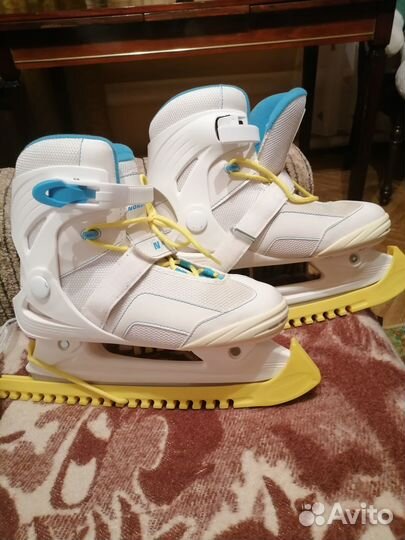 Коньки nordway + сумка, + спец.носки