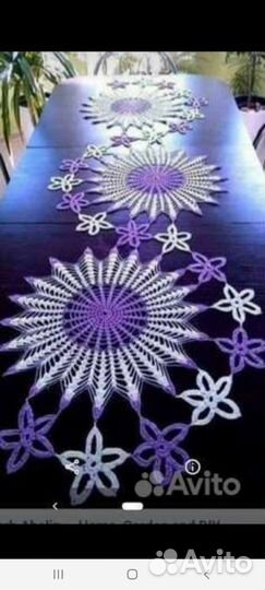Салфетки вязаные крючком