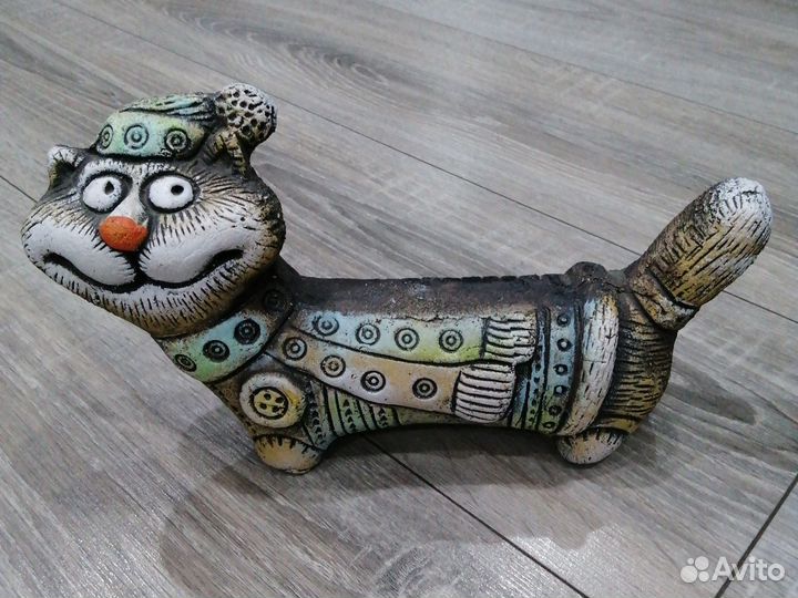 Котик глиняный