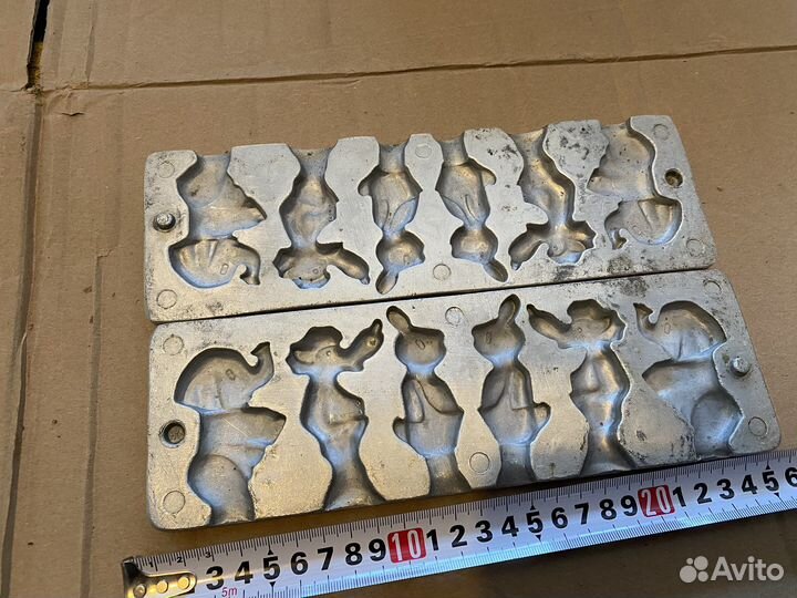 Форма для леденцов СССР зверушки