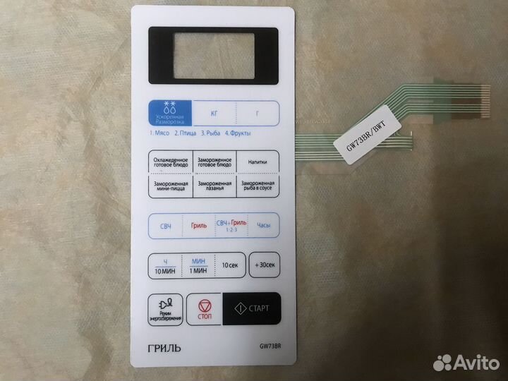 Сенсорные панели для микроволновок