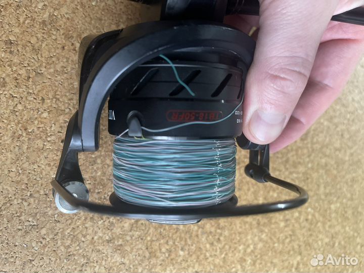 Катушка с байтранером vitfishing TB18-50FR