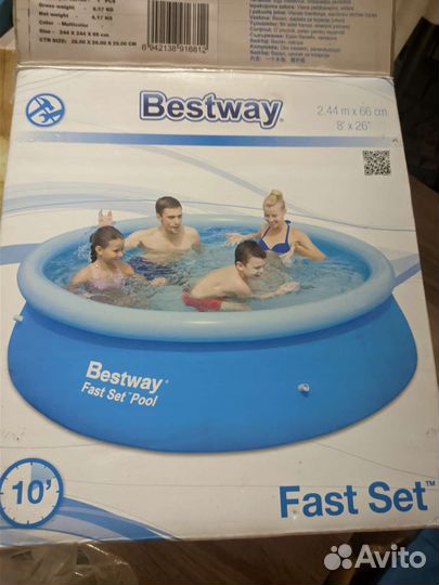 Бассейн Bestway 244 x 66 см