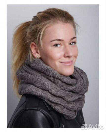 Новые женские снуд и шарф