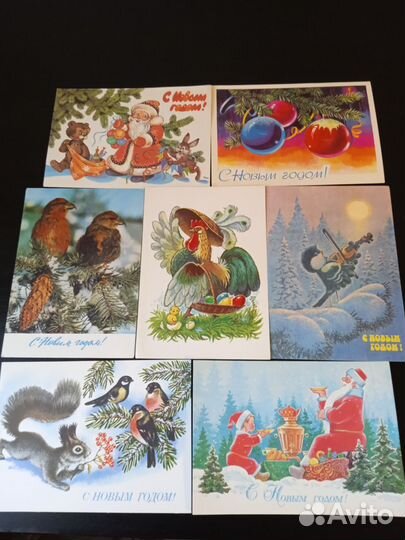 Открытки СССР, чистые