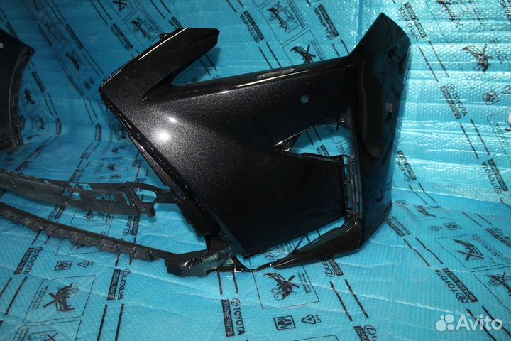 Бампер Lexus Rx 4 черный под установку 2015-2019