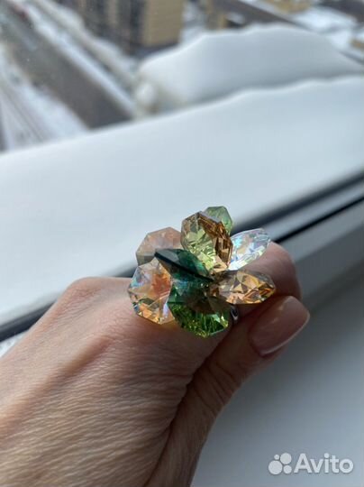 Swarovski кольцо