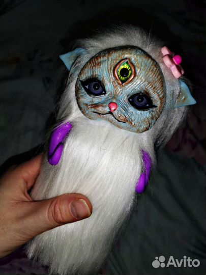 Игрушка в смешанной технике