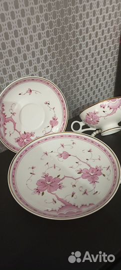 Чайное трио фарфор ГДР