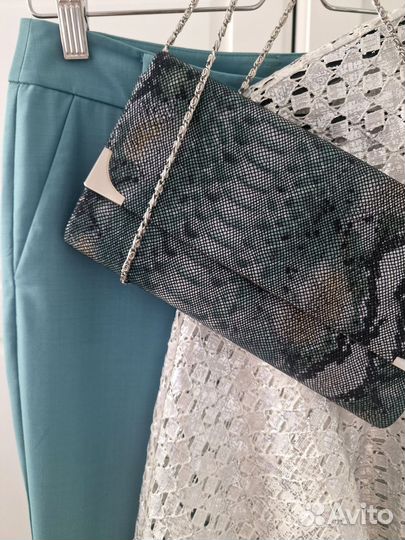 Клатч новый Eleganzza под питона