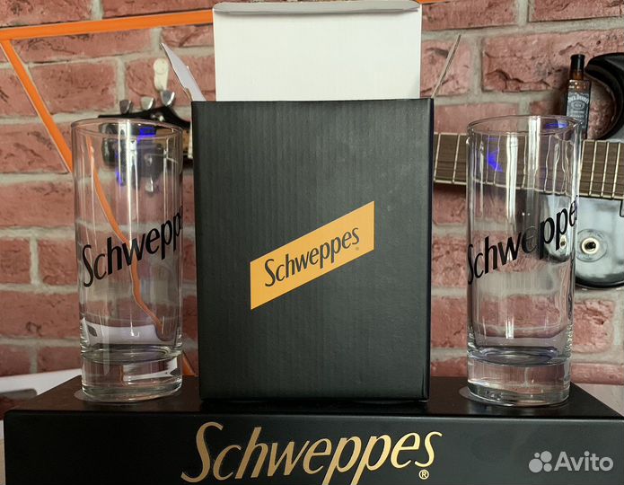 Бокалы Schweppes 300мл новые