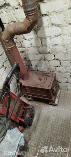 Буржуйка чугунная СССР