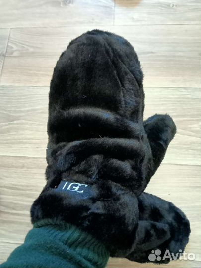 Варежки меховые женские и детские