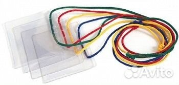 Бейдж горизонтальный и вертикальный шнур