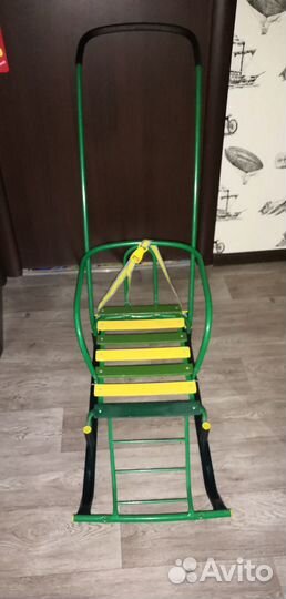 Детские санки с колесами