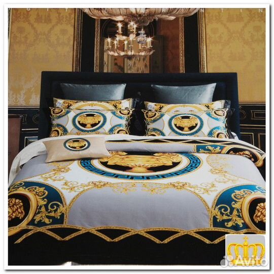 Постельное белье Евро Versace