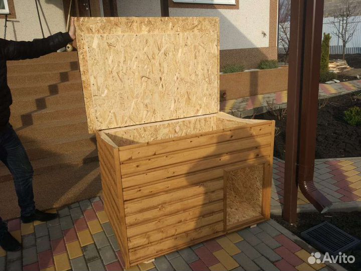 Будка для собаки. Будка утепленная. Будка