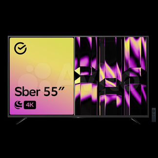 Умный телевизор Sber 4K UHD 55 SDX-55U4127